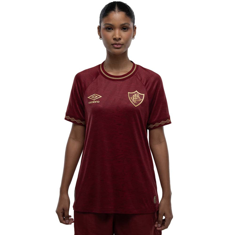 Camisa Fluminense Fem OF3 2025 Jogadora Umbro