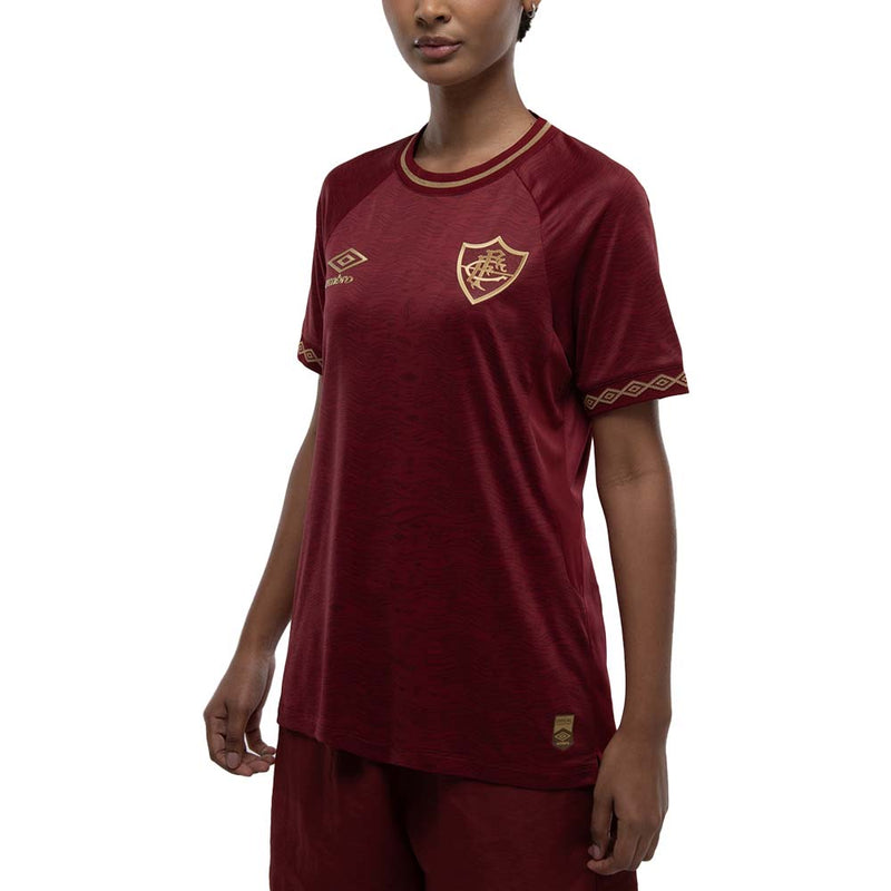 Camisa Fluminense Fem OF3 2025 Jogadora Umbro
